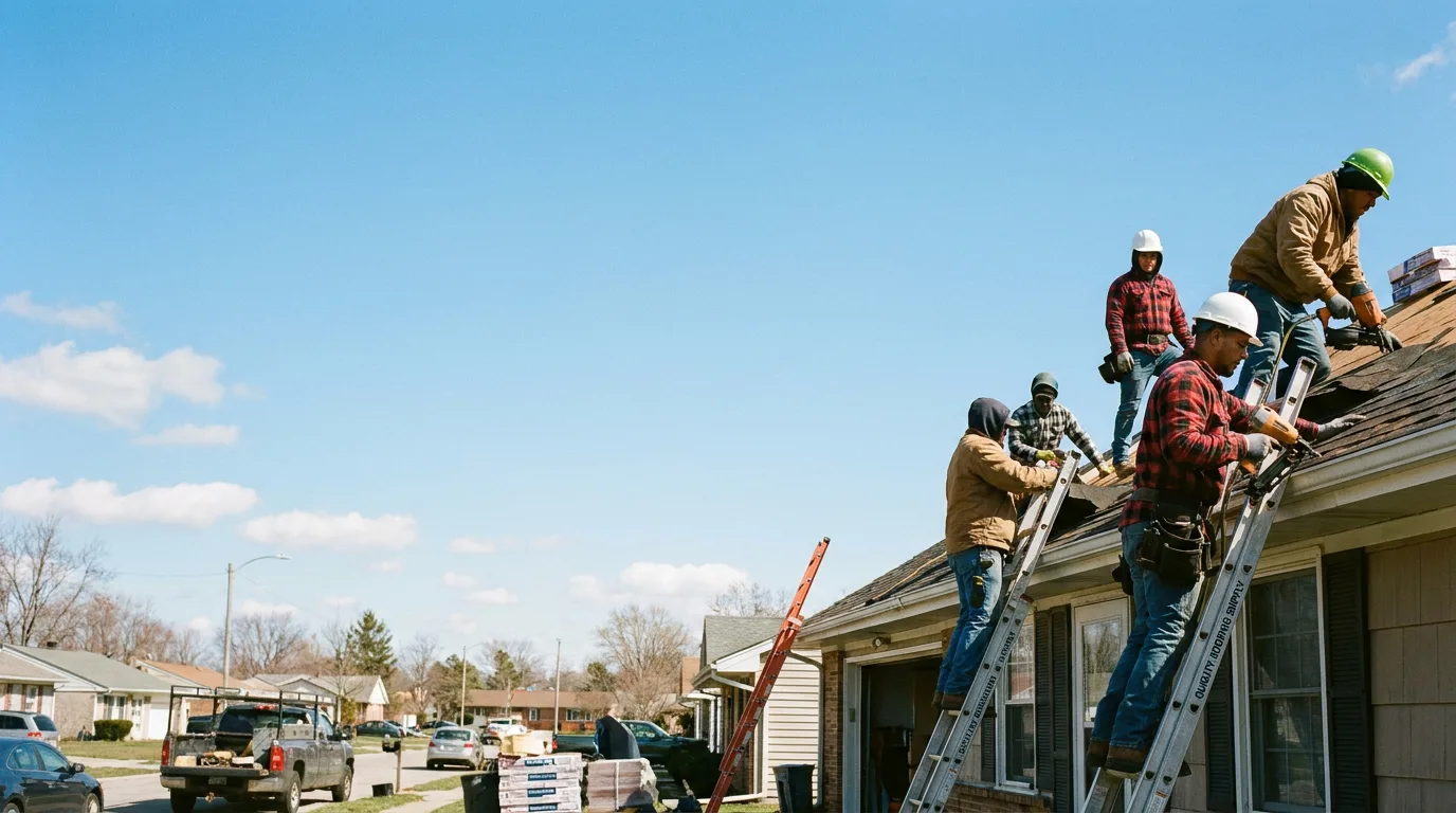 Roofing in Beckemeyer, IL near me